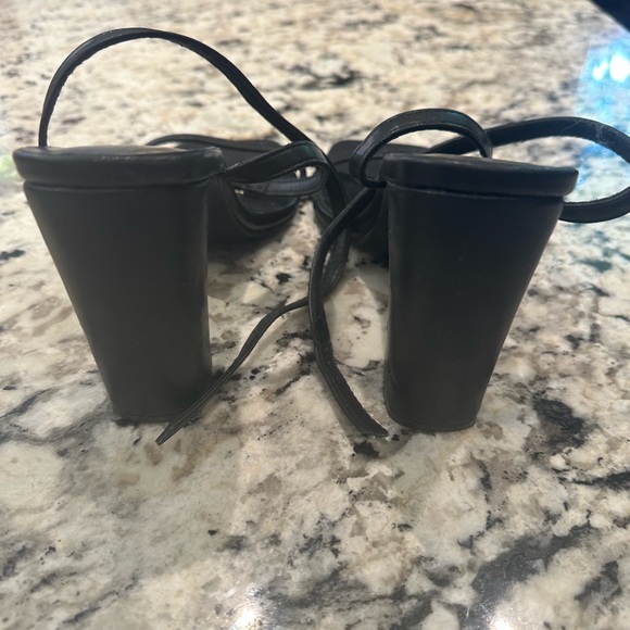 Streetwear Society Black Strappy heels - Picture 3 of 4